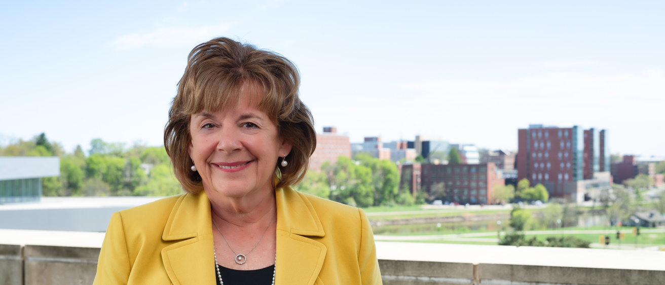 University of Iowa president Barbara J Wilson